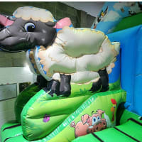 Farmyard Front Slide Bouncy Castle