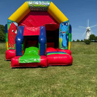 Dinosaur Themed Multicoloured Bounce And Slide