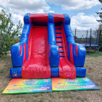 8ft Red And Blue Platform Slide