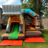 Construction 3d Digger Bouncy Castle