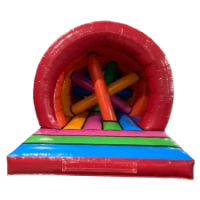 45ft Spiral Multi Coloured Obstacle Course