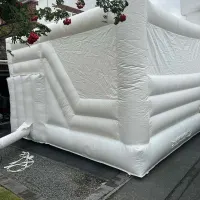 White Bouncy Castle