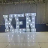3 Led Name Hire