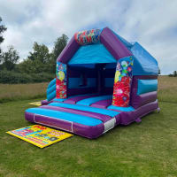 Party Time Purple And Blue Bounce And Slide