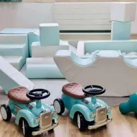 White And Mint Soft Play