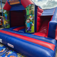 15ft X 15ft Minecraft Themed Bouncy Castle