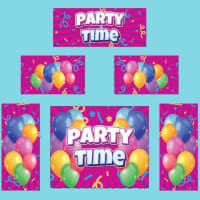 Bca-06 Kids Party Time A Frame Castle