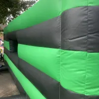 Green Inflatable Assault Course
