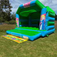 Princess Themed Green And Blue Castle