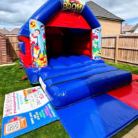 Party Time Disco Ready A Frame Bouncy Castle