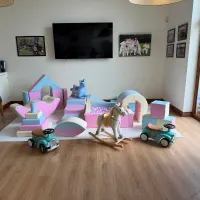 White And Gold Rocking Horse