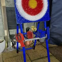 Axe Throw With Throwing Stars And Thomahawks