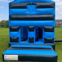 Black And Blue Obstacle Course