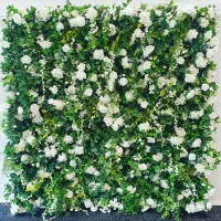 Green / White Flowers