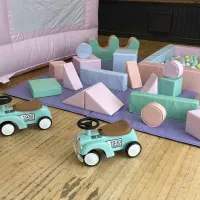 Pastel Castle And Soft Play