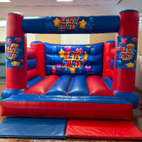 15ft X 12ft Blue And Red Indoor Castle - Balloon Generic Theme