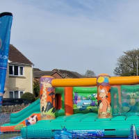 3 In 1 Jungle Toddler Bouncy Castle