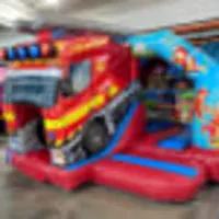3d Dinosaur Head Bouncy Castleslide 12ft X 15ft