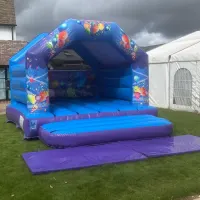 15x12ft Blue Party A Frame Bouncy Castle