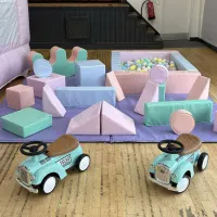 Pastel Castle And Soft Play