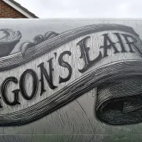 3d Dragons Lair Bouncy Castle With Slide