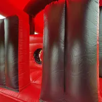 42ft Red And Black Party Time Obstacle Course