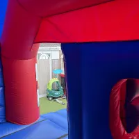 Red And Blue Combo Castle - England Theme