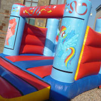 My Little Pony Bouncy Castle With Side Slide