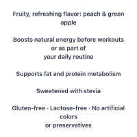 Nutriplus L-carnitine Shot - Apple And Peach - 2 Week Supply