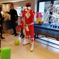 Red Power Ranger Mascot