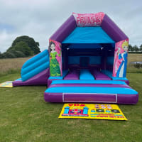 Princess Side Slide Disco Castle