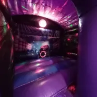 Disco Slide Bouncy Castle