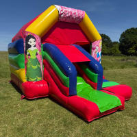 Princess Themed Multicoloured Bounce And Slide