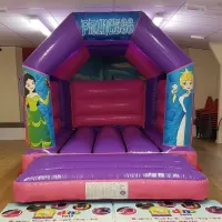 Pink Purple Bouncy Castle 11x15 Princess Theme