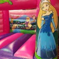 12ft X 12ft Princess Indoor H Frame Bouncy Castle