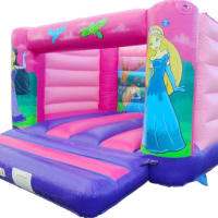 12ft X 12ft Princess Indoor H Frame Bouncy Castle