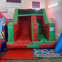 6ft Red And Green Platform Slide