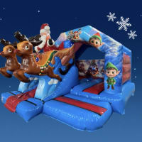 Christmas Bouncy Castle 3d With Slide