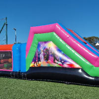 2 Part Energy Ninja Assault Course Disco Theme