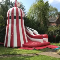 Inflatable High Slide And Any Combi Bouncy Castle