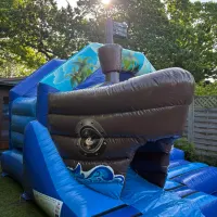 Pirate Bouncy Castle 3d With Slide