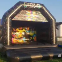 Velcro Dart Board And Large Disco Castle Package