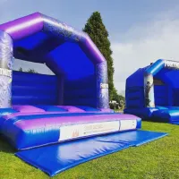 Fortnite Castle 2 12ft X 15ft Purple And Blue