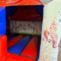 12 X 18ft Front Slide Combi Castles - Unicorn Theme