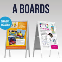 A1 A Boards With 2 X A1 Posters