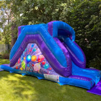Inflatable Up And Over Slide