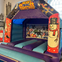 Christmas Themed Bouncy Castle