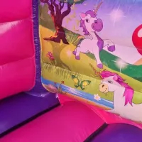 12ft X 15ft Childrens Unicorn Themed Bouncy Castle Slide Combo