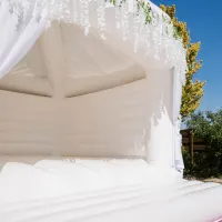 White Wedding Bouncy Castle