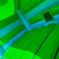 Princess Themed Green And Blue Castle